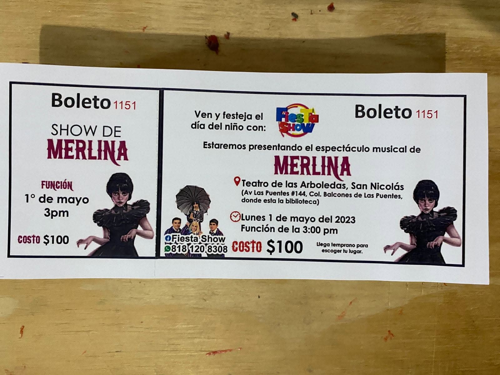 Boletos de rifa